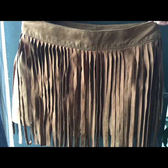 DKNY vintage fringe mini skirt - Picture 6 of 8